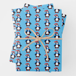 Klassieke Winter Pinguïns Inpakpapier Vel