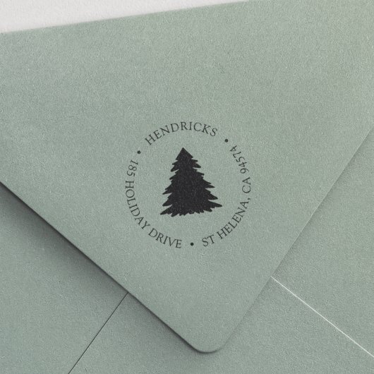 Klassieke winterpine — Terug naar retouradres Zelfinktende Stempel
