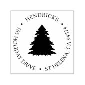 Klassieke winterpine — Terug naar retouradres Zelfinktende Stempel (Design)