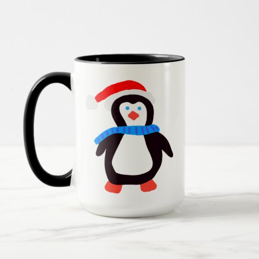 Klassieke Winterpinguïn Mok (Links)