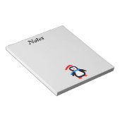 Klassieke Winterpinguïn Notitieblok (Schuin)