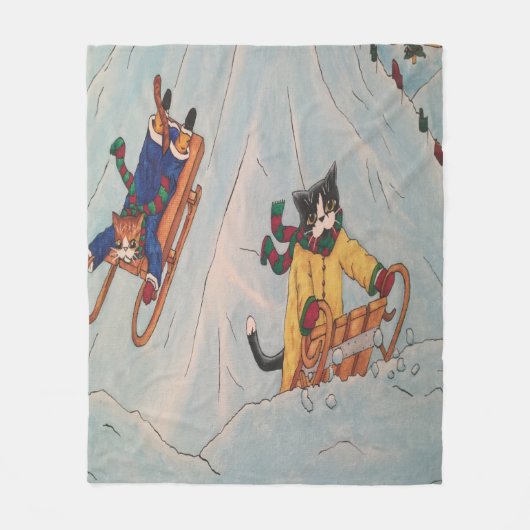 Klassieke winterslaapkratten voor kerstsmidsen fleece deken (Voorkant)