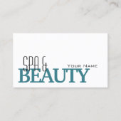 Klassieke Wit en Blauwgroen met de Beroeps van de  Visitekaartje (Voorkant)