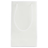 Klassieke Witte Aangepaste Cadeautassen Klein Cadeauzakje (Voorkant)