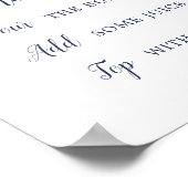 Klassieke witte aanjager Vrijgezellenfeest Mimosa  Poster (Hoek)