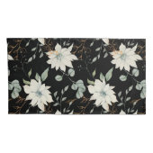 Klassieke Witte Bloemen Botanische Kussensloop (Achterkant-Rechts)