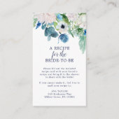 Klassieke witte bloemen Ontvang Verzoek Informatiekaartje (Voorkant)