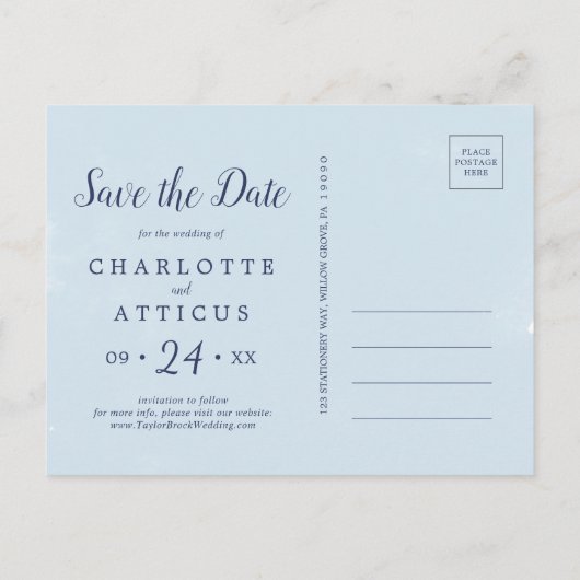 Klassieke Witte Bloemen sparen het Briefkaart van  (Achterkant)