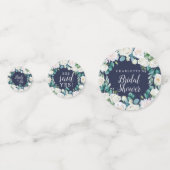 Klassieke witte bloemen | Tabel Vrijgezellenfeest Confetti (Voorkanten)