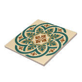 klassieke witte en goudwandtegels tegeltje (Zijkant)