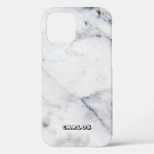 Klassieke witte en grijze achtergrond van faux Case-Mate iPhone case