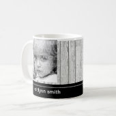 Klassieke witte gewassen Mok (Voorkant links)