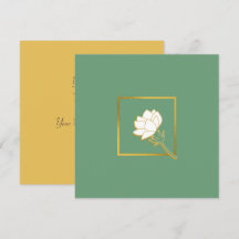 Klassieke witte goudventiel elegante groene achter