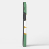 Klassieke witte goudventiel elegante groene achter Case-Mate iPhone case (Achterkant / Rechts)