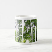 Klassieke witte koffie mok "Vergeet niet om te BRE (Center)