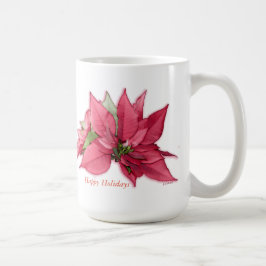 Klassieke witte koffieMok van 15 oz met gloeiende 