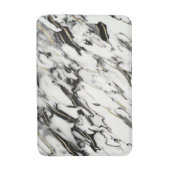 Klassieke witte marmer Gold Foil Glam #1 Badmat (Voorkant Verticaal)