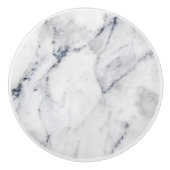 Klassieke witte marmeren textuur keramische knop (Voorkant)