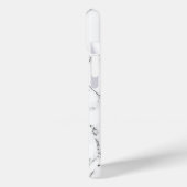 Klassieke Witte Marmeren Textuur Telefoonhoes Case-Mate iPhone Case (Achterkant / Links)