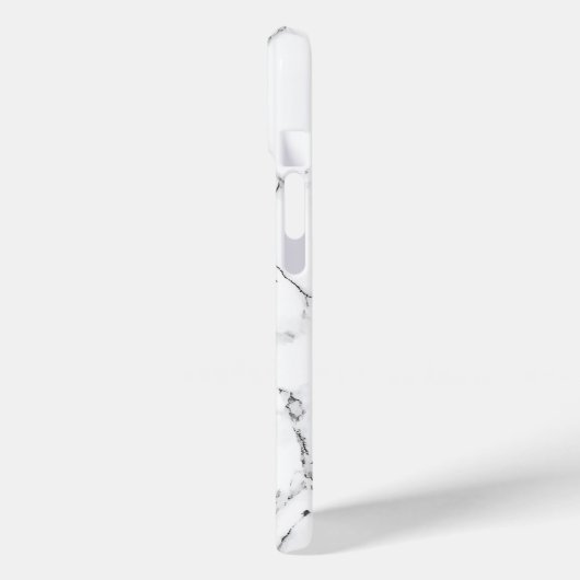 Klassieke Witte Marmeren Textuur Telefoonhoes Case-Mate iPhone Case (Achterkant / Links)