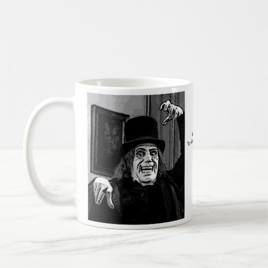 Klassieke witte Mok (Links)