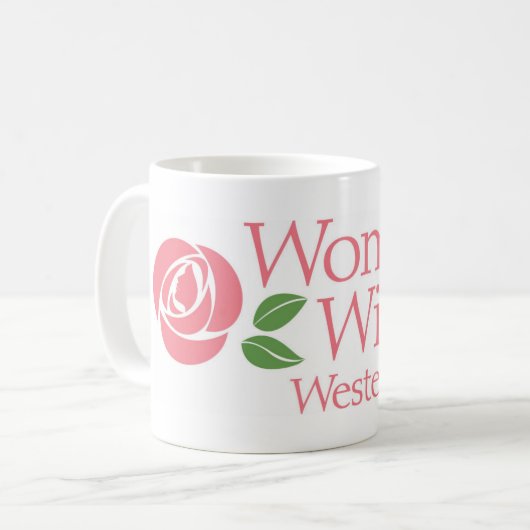 Klassieke witte Mok (Voorkant links)