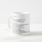 Klassieke witte Mok (Voorkant links)