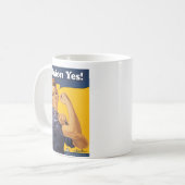 Klassieke witte Mok (Voorkant links)