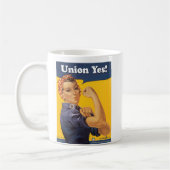 Klassieke witte Mok (Links)