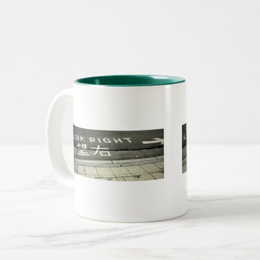 Klassieke witte Mok (Voorkant links)