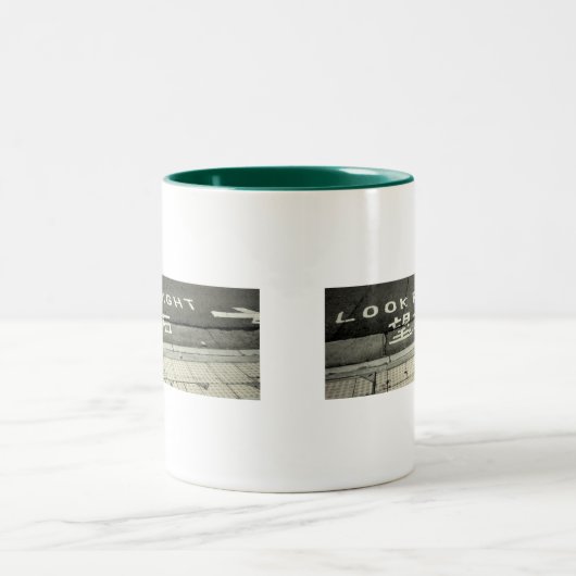 Klassieke witte Mok (Center)