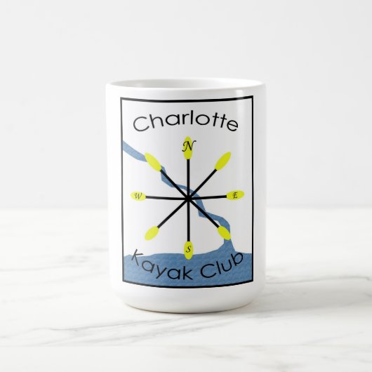 Klassieke witte Mok (Center)