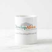 klassieke witte mok met Develop Africa Logo (Center)