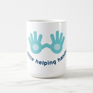 Klassieke witte Mok met glimlach-Logo