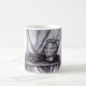 Klassieke witte Mok met nog leven potlood (Center)