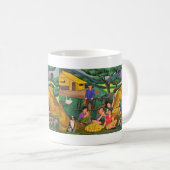 Klassieke witte Mok "Oogsttijd" (Voorkant rechts)