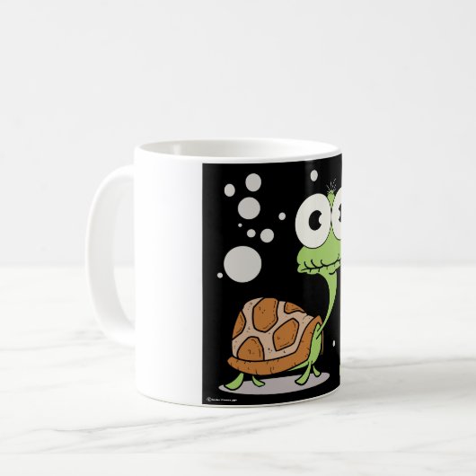 Klassieke witte Mok van 11 oz Turtle White (Voorkant links)