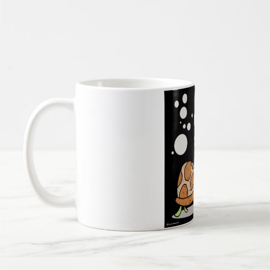 Klassieke witte Mok van 11 oz Turtle White (Links)