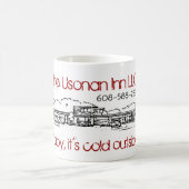 Klassieke witte Mok - winter (Center)