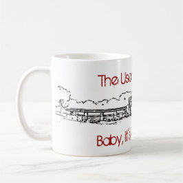 Klassieke witte Mok - winter