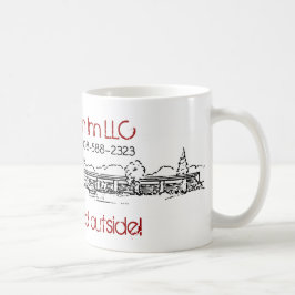 Klassieke witte Mok - winter