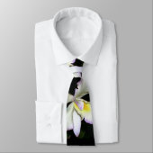 Klassieke witte orchidee bruiloft stropdas (Gebonden)