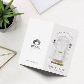 Klassieke witte Waterverf Vooraan Foto's Visitekaartje