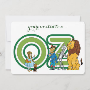 Klassieke Wizard of Oz Baby Shower Feestje Kaart