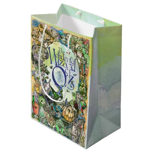 Klassieke Wizard of Oz  cadeautaszak Medium Cadeauzakje (Voorkant Gekanteld)
