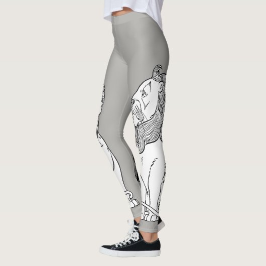 Klassieke Wizard of Oz, dappere laffe leeuw Leggings (Links)