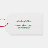 Klassieke Wizard of Oz, De Smaragdstad Cadeaulabel (Achterkant Horizontaal)