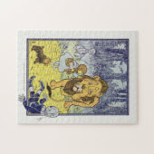 Klassieke Wizard of Oz Dorothy en Laffe Leeuw Legpuzzel (Horizontaal)