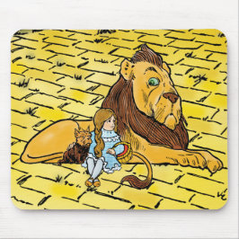 Klassieke Wizard of Oz, Dorothy en Toto met Leeuw Muismat