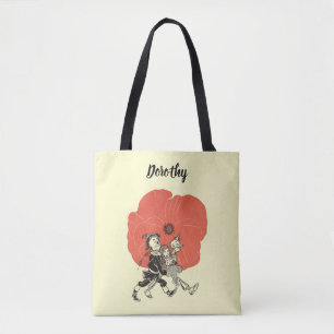 Klassieke Wizard of Oz, Dorothy met klaprozen Tote Bag